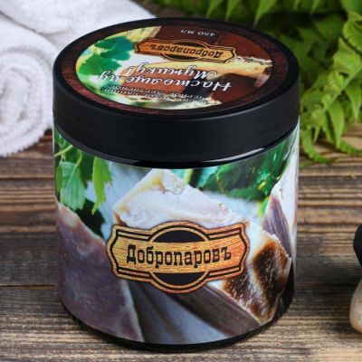 Мыло густое банное "Чёрное, дегтярное", настоящему Мужику, 450 мл