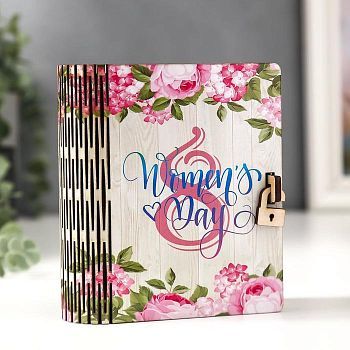 Шкатулка-книга "Женский день" 14х10 см