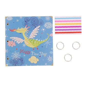 Фотоальбом 30 листов "Дракоша" (на кольцах) 27,5х26,5 см