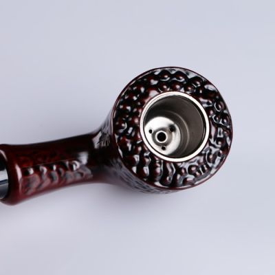 Трубка "Командор" классическая, расширенный раструб с выжиганием, 16х5 см