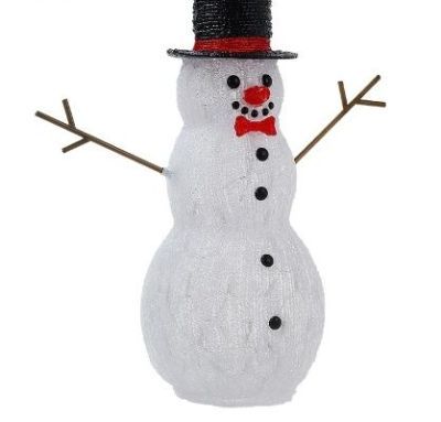 Фигура акрил. "Снеговик большой" (59х28 см.)
