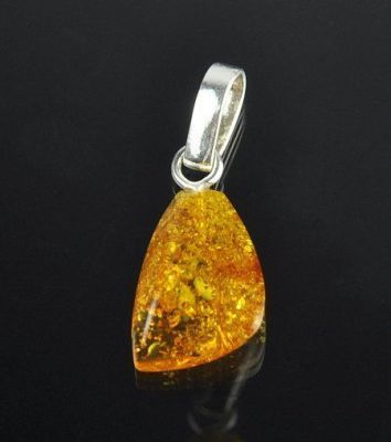 Кулон Янтарь "Золотой дождь" арт.ЯК-518