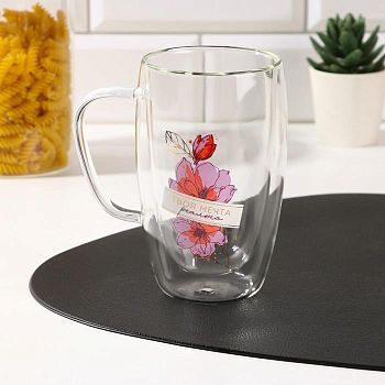 Кружка с двойными стенками "Твоя мечта реальна", 400 мл