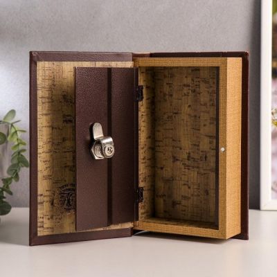 Сейф-книга с ключами "Государева казна" (дерево, кожзам), 21 х 13 х 5 см