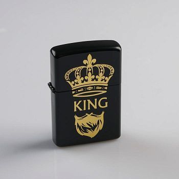 Зажигалка бензиновая  "KING" в мешочке