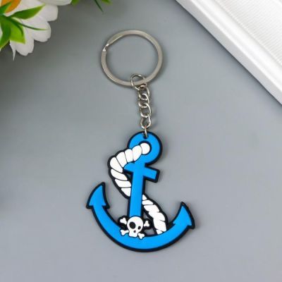 Брелок резина "Пираты" МИКС 3,5х4,8 см