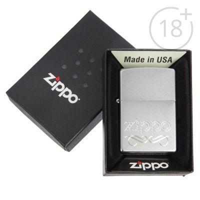Зажигалка ZIPPO 24335 Classic с покрытием Satin Chrome