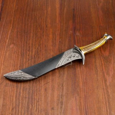 Сув. изделие кинжал, рукоять золото, 42см, клинок 24см