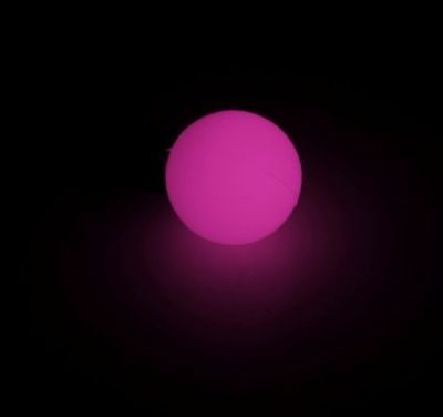 Гирлянда уличная "Метраж" с насадкой "(шарики 1,5 см", 20 м, нить тёмная, розовый)