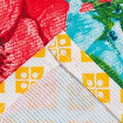 Набор полотенец кух. "Доляна" 8 Марта 35х60см-2шт, 100% хл