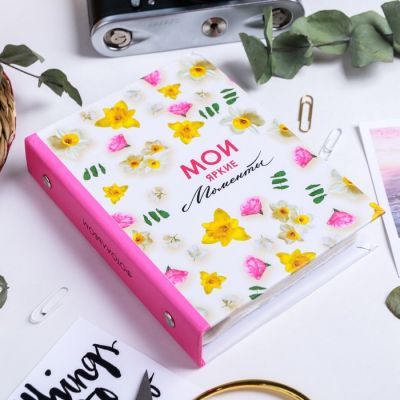 Фотоальбом на 36 фото в твердой обложке "Мои яркие моменты"