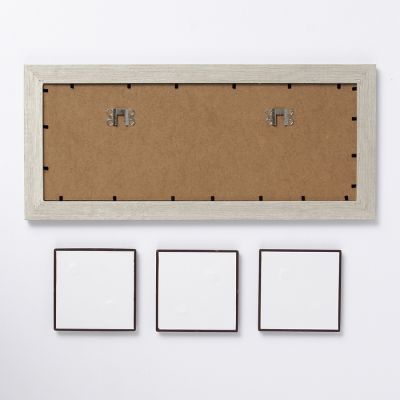 Фоторамка МДФ на 3 фото 10х10 см "Токио" рамки на магните 20х45х2 см