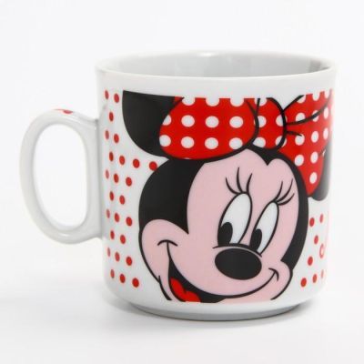 Набор посуды «Минни», 3 предмета: тарелка Ø 16,5 см, миска Ø 14 см, кружка 250 мл, Минни Маус