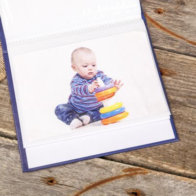 Фотоальбом на 40 фото 10х15 см "Мишка" объёмный элемент, в коробке МИКС 17х14х5 см