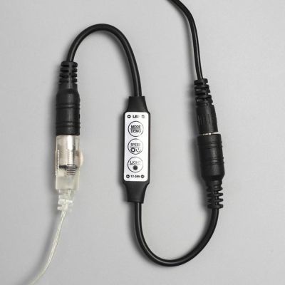 Гирлянда «Конский хвост» 10 нитей по 1 м, IP20, серебристая нить, 100 LED, свечение белое, 8 режимов, 12 В