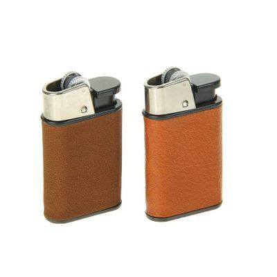 Зажигалка мужская «Элегант», газ, кремний, 3х5.5 см, микс