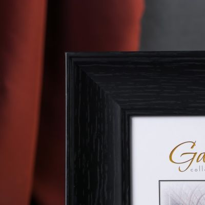 Фоторамка пластик Gallery 10х15 см 077 чёрный