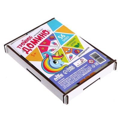 Развивающие игры из дерева. Тройное домино «Для девочек»