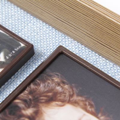 Фоторамка МДФ на 5 фото 4,5х4,5, 10х10 см "Сидней" рамки на магните 21х31,8х4 см