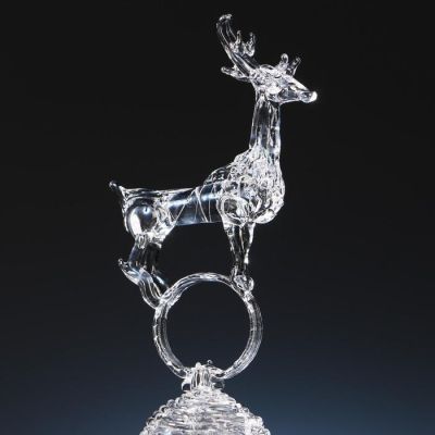 Колокольчик сувенирный "Олень, ручной работы, в подарочном сундуке