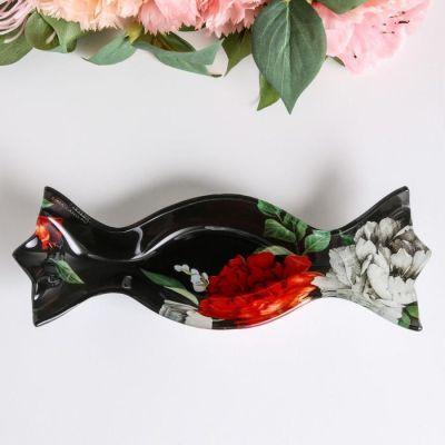 Тарелочка "Цветы", 17,2 х 7,5 см