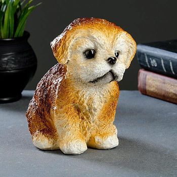 Копилка "Пухленький щеночек" 16х13х16см