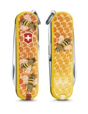 0.6223.L1702 Нож перочинный Victorinox Classic LE2017 "Honey Bee" 58мм 7функций
