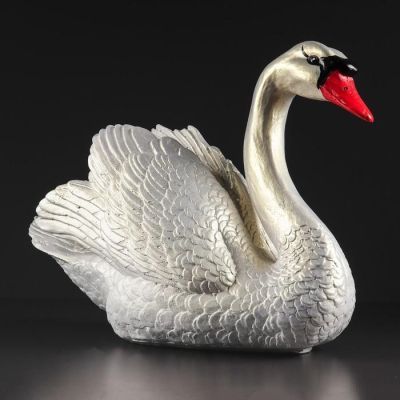 Копилка "Лебедь", белый цвет, 29 см,