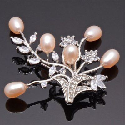 Брошь "Веточка" бшНЖМ-348