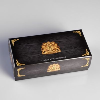 Трубка "Командор", голова льва на раструбе, 14 см