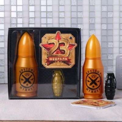 Набор "23 Февраля", гель для душа 200 мл аромат одеколон, ручка, блокнот