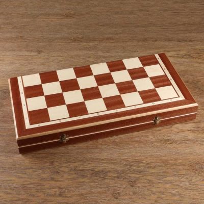 Шахматы "Мраморные", 55,5Х55,5 см, король h=10.5 см, пешка h-7см