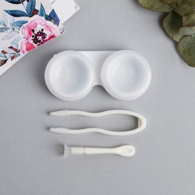 Набор для контактных линз в футляре «Сияй ярче звезд», 3 предмета, 6,5 х 5,5 см