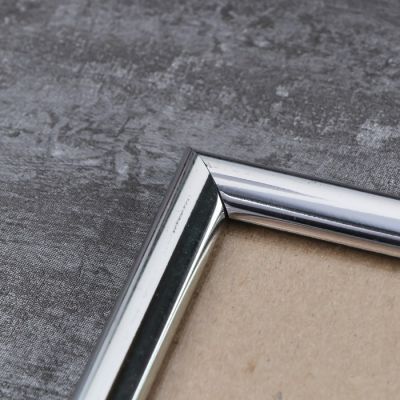 Фоторамка пластик 21х30 см серебро