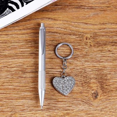 Набор подарочный 2в1 (ручка, брелок со стразами)