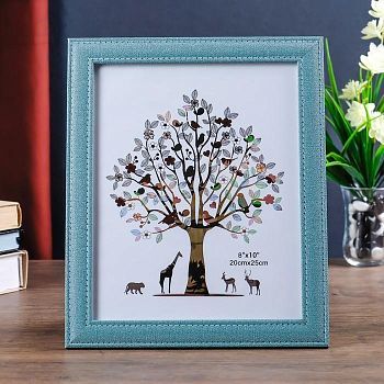 Фоторамка пластик 20х25 см "Джинса" голубая 29х24 см