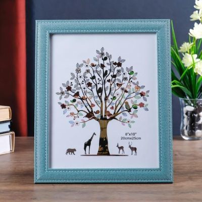 Фоторамка пластик 20х25 см "Джинса" голубая 29х24 см