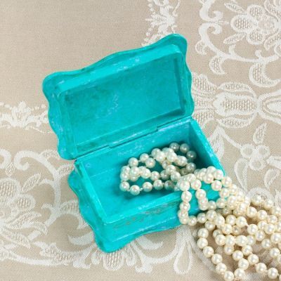 Шкатулка «Стрекоза на пруду», изумрудная, 8×11,5 см, лаковая миниатюра