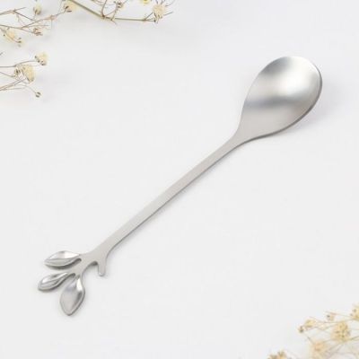 Десертная формовая ложка "Любимой бабушке", 12 см