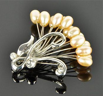 Брошь "Букет" бшНЖМ-344