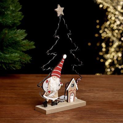 Декор с подсветкой «Ёлка» 20 × 6 × 20,5 см