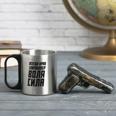 Подарочный набор "Всегда прав", кружка, мыло