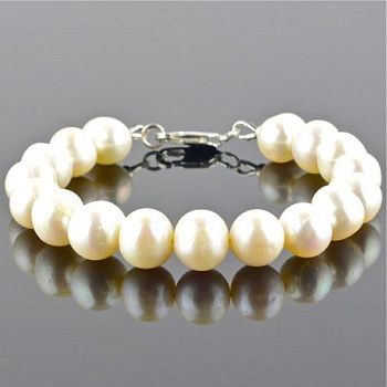 Браслет Жемчуг "Классика №10" арт. бНЖМ-1(10)-17-1-8