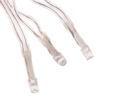 Гирлянда уличная "Бахрома" (Ш:2 м, В:0,6 м, нить силикон, сине-белый)