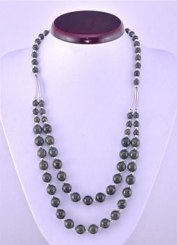 Бусы Змеевик "Дарина" арт.П1369