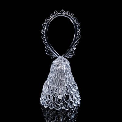 Колокольчик сувенирный «Хрустальный овал», ручной работы