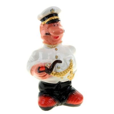 Копилка "Капитан", глянец, разноцветная, 29 см