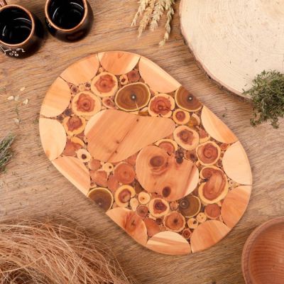 Подставка под горячее «Классика», 20×32 см, можжевельник