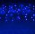Гирлянда уличная УМС "Бахрома" (Ш:3 м, В:0,6 м, нить силикон, синий)
