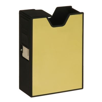 Портсигар с электронной зажигалкой "Вирджиния", микс, от USB, 9х9 см